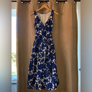 NWOT Boden midi-length wrap dress—size UK10/US6 Stunning summer dress!
